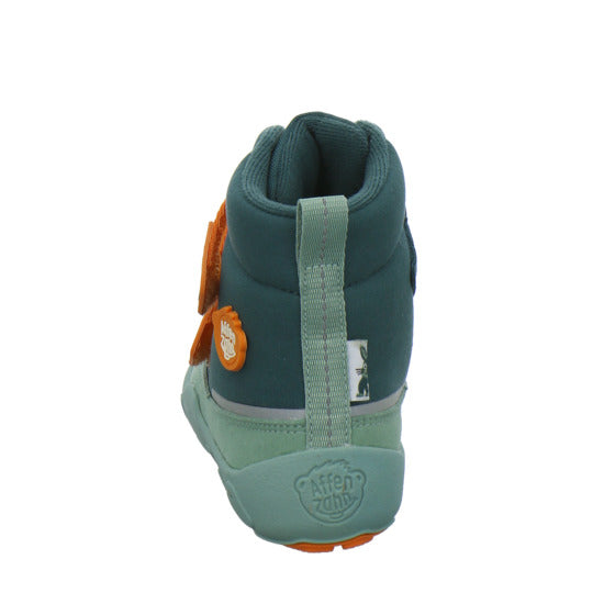 Affenzahn Vegan Comfy Winterschuhe warm gefüttert grün - 360° Ansicht