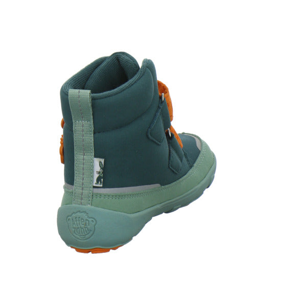 Affenzahn Vegan Comfy Winterschuhe warm gefüttert grün - 360° Ansicht