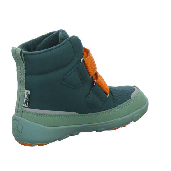 Affenzahn Vegan Comfy Winterschuhe warm gefüttert grün - 360° Ansicht
