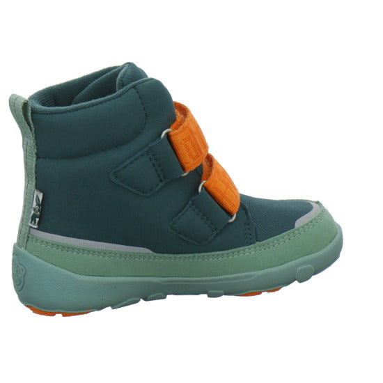 Affenzahn Vegan Comfy Winterschuhe warm gefüttert grün - 360° Ansicht