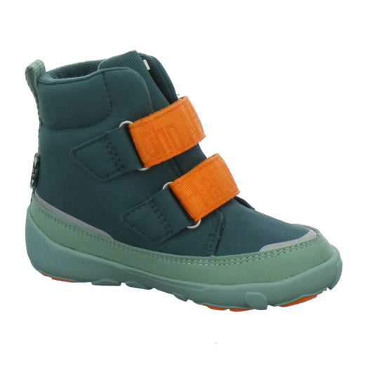 Affenzahn Vegan Comfy Winterschuhe warm gefüttert grün - 360° Ansicht