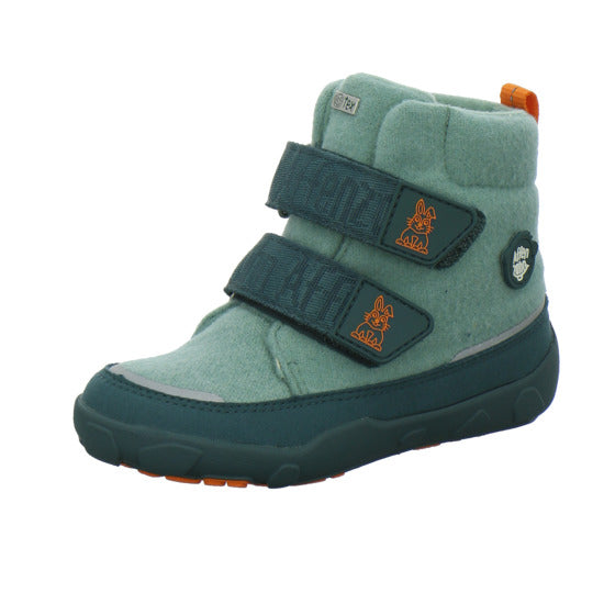Affenzahn Winterschuhe Jungen Wolle Comfy grün