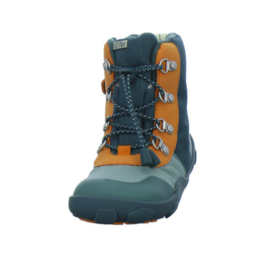 Affenzahn Winterschuhe Jungen Vegan Discovy Grün-kombi