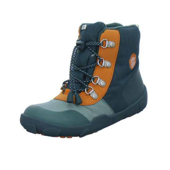 Affenzahn Winterschuhe Jungen Vegan Discovy Grün-kombi