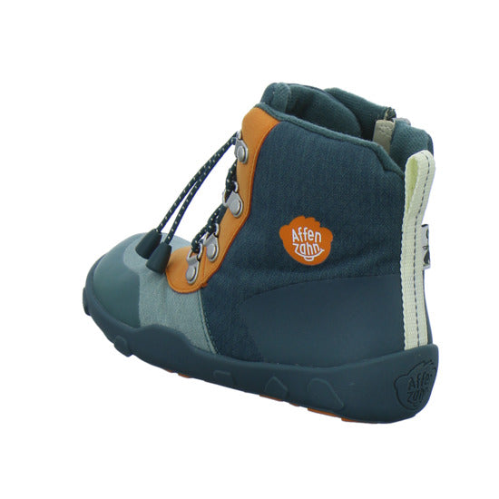 Affenzahn Winterschuhe Jungen Vegan Discovy Grün-kombi