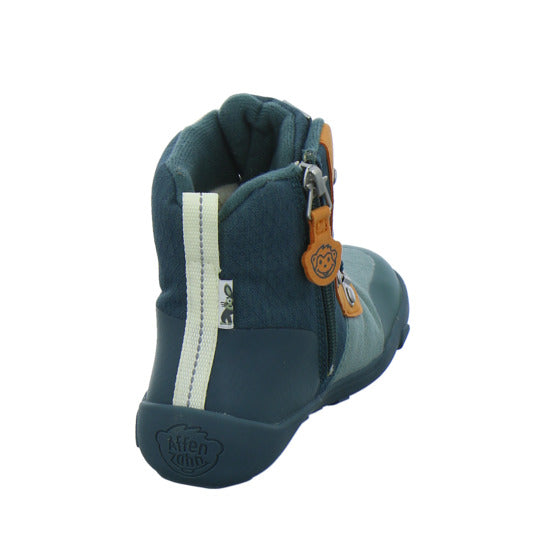 Affenzahn Winterschuhe Jungen Vegan Discovy Grün-kombi