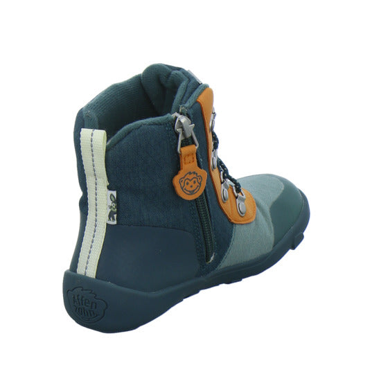 Affenzahn Winterschuhe Jungen Vegan Discovy Grün-kombi