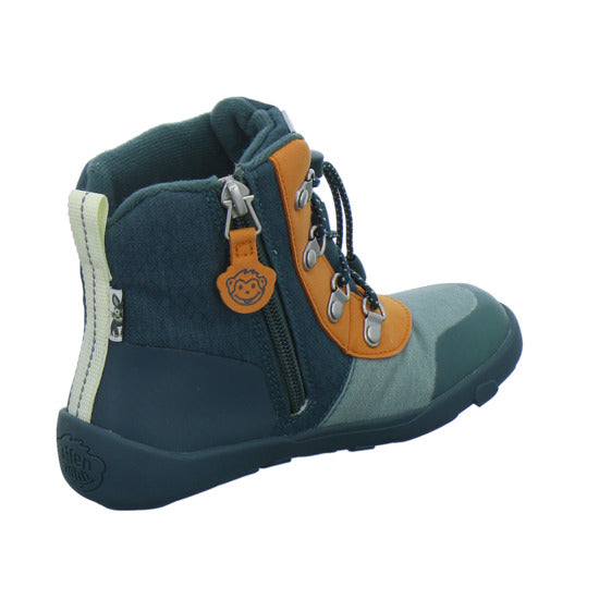 Affenzahn Winterschuhe Jungen Vegan Discovy Grün-kombi