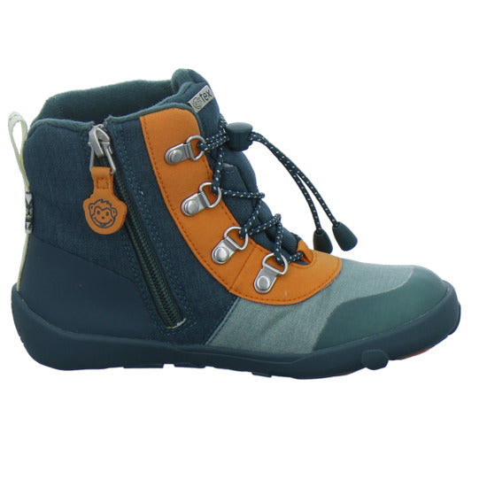 Affenzahn Winterschuhe Jungen Vegan Discovy Grün-kombi