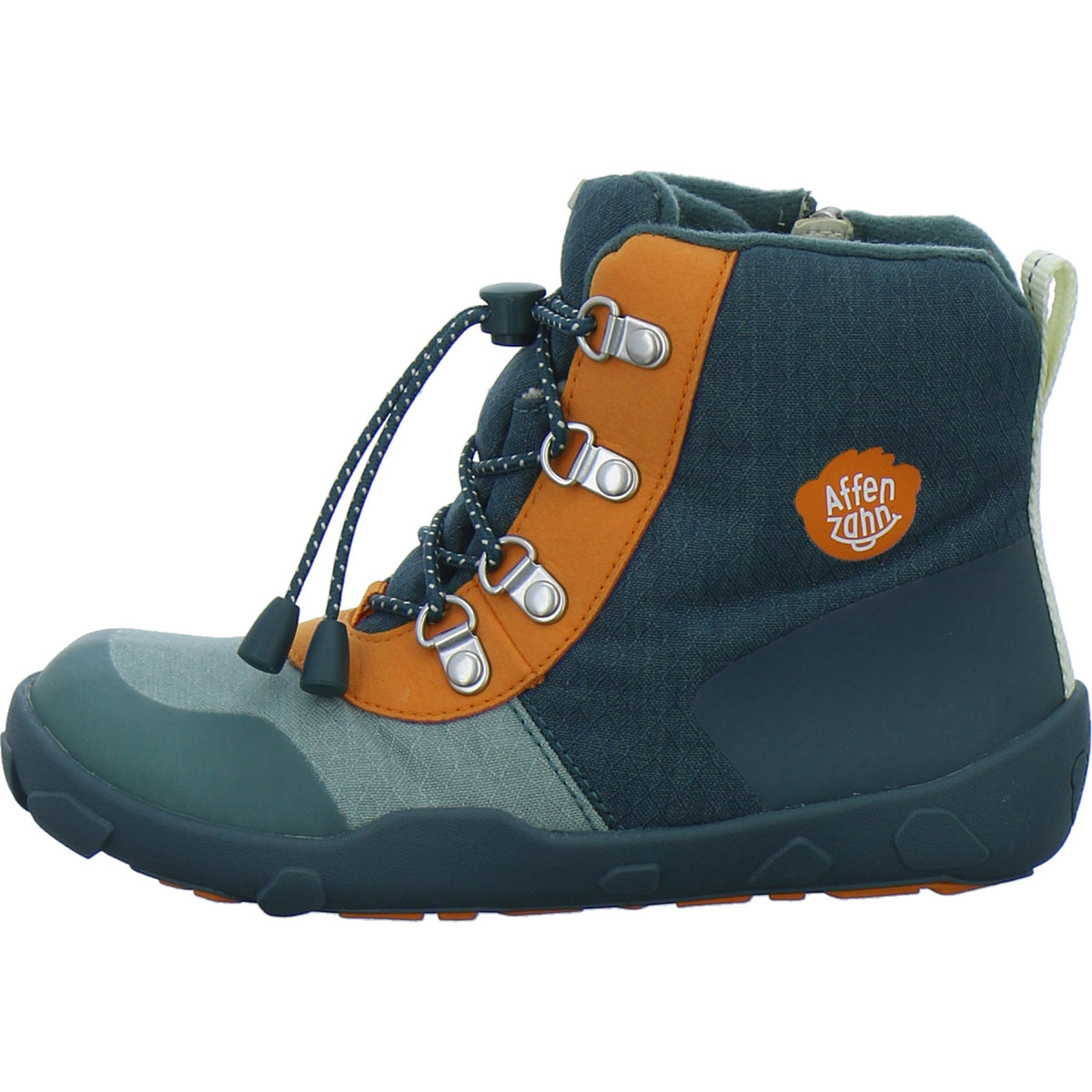 Affenzahn Winterschuhe Jungen Vegan Discovy Grün-kombi