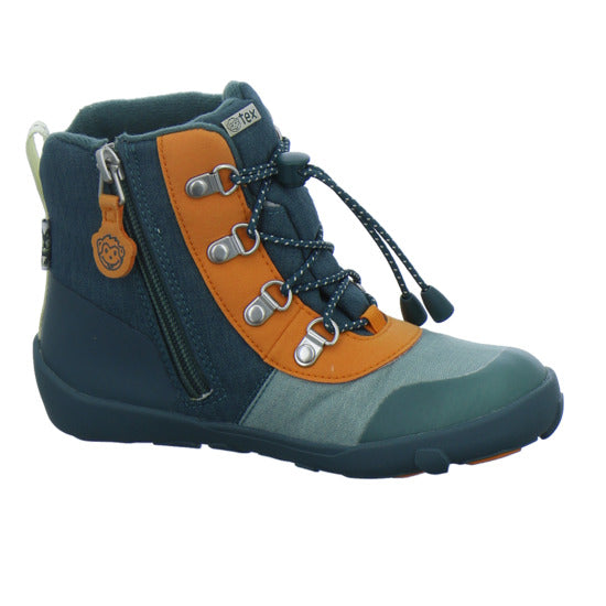 Affenzahn Winterschuhe Jungen Vegan Discovy Grün-kombi
