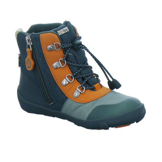 Affenzahn Winterschuhe Jungen Vegan Discovy Grün-kombi