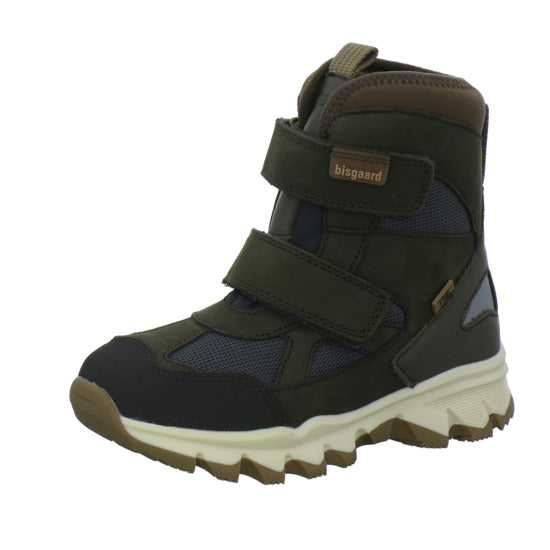 Bisgaard Edon Tex Winterschuhe warm gefüttert oliv - 360° Ansicht