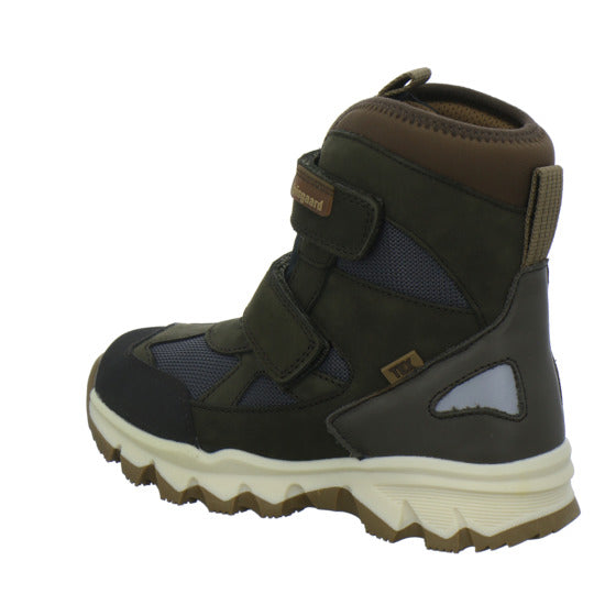 Bisgaard Edon Tex Winterschuhe warm gefüttert oliv - 360° Ansicht