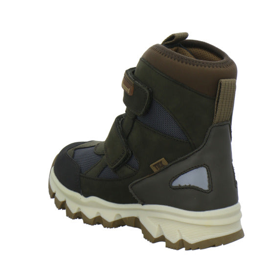 Bisgaard Edon Tex Winterschuhe warm gefüttert oliv - 360° Ansicht