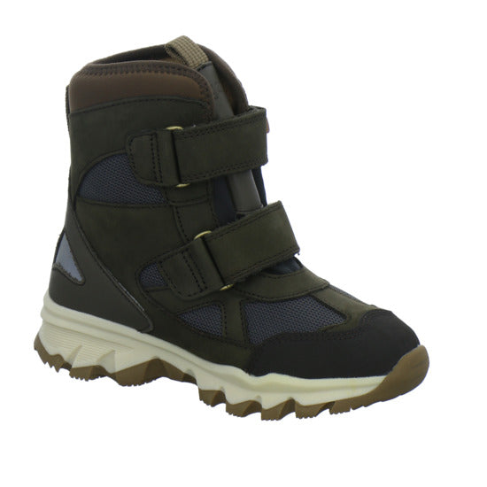 Bisgaard Edon Tex Winterschuhe warm gefüttert oliv - 360° Ansicht