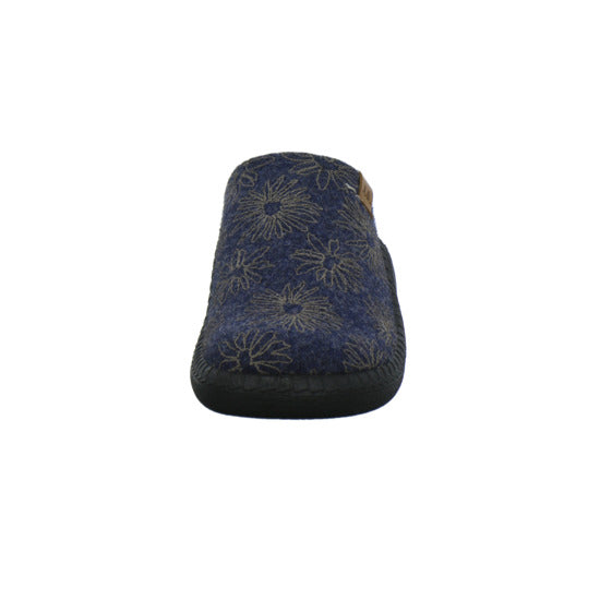 Josef Seibel Monaco D04 Hausschuhe Damen Blau-kombi - 360° Ansicht