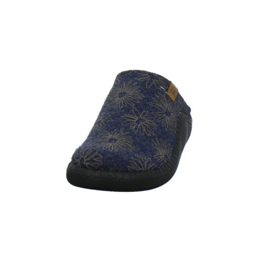 Josef Seibel Monaco D04 Hausschuhe Damen Blau-kombi - 360° Ansicht