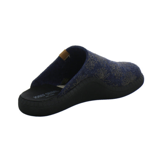 Josef Seibel Monaco D04 Hausschuhe Damen Blau-kombi - 360° Ansicht