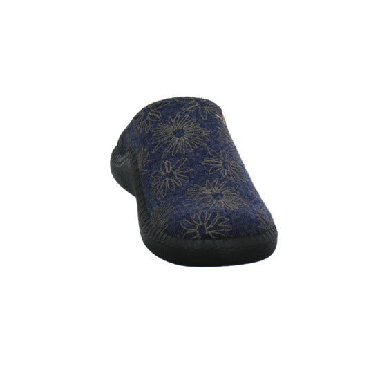 Josef Seibel Monaco D04 Hausschuhe Damen Blau-kombi - 360° Ansicht