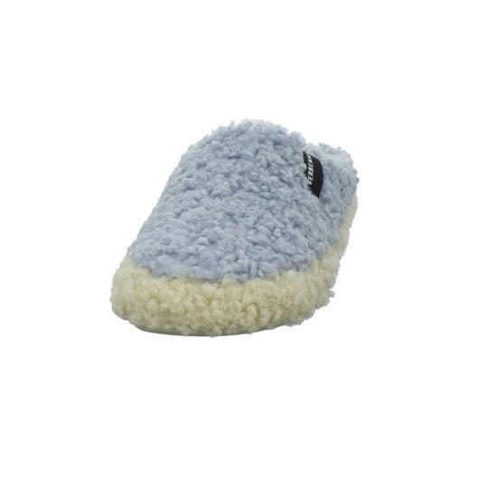 Verbenas Hausschuhe Damen Damen Yuma Curly Hellblau