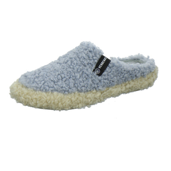 Verbenas Hausschuhe Damen Damen Yuma Curly Hellblau
