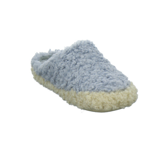 Verbenas Hausschuhe Damen Damen Yuma Curly Hellblau