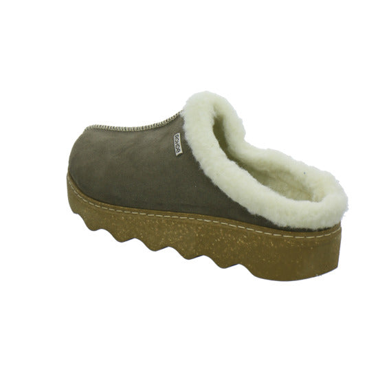 Rohde Hausschuhe Damen taupe - 360° Ansicht