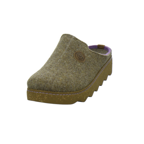Rohde Foggia Hausschuhe Damen taupe - 360° Ansicht