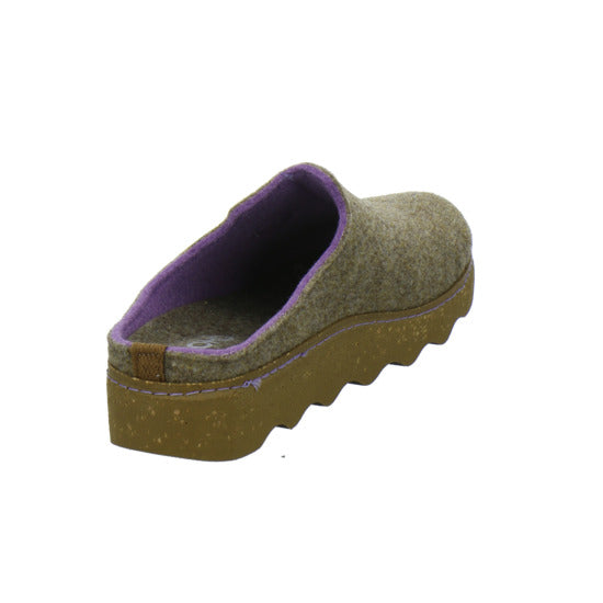 Rohde Foggia Hausschuhe Damen taupe - 360° Ansicht