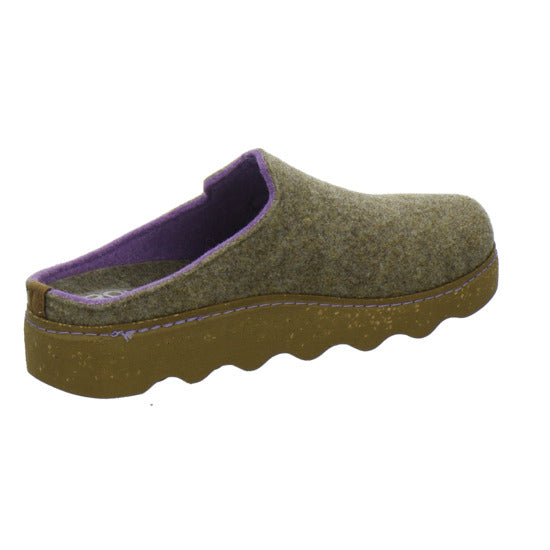 Rohde Foggia Hausschuhe Damen taupe - 360° Ansicht