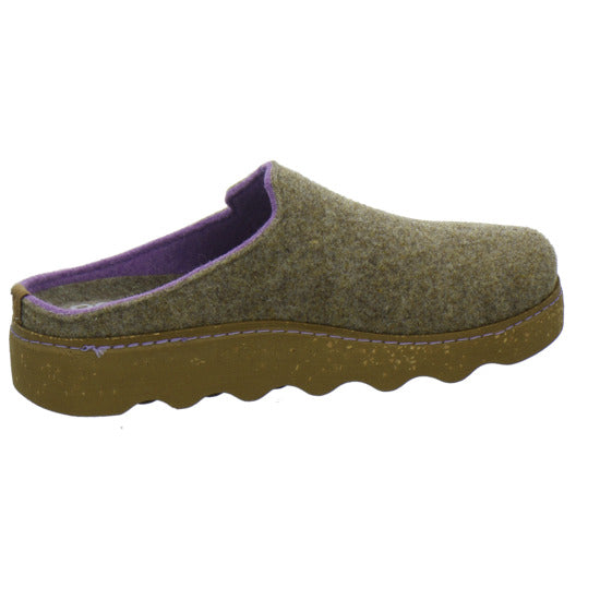 Rohde Foggia Hausschuhe Damen taupe - 360° Ansicht