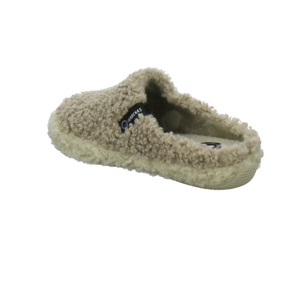 Verbenas Hausschuhe Damen Damen Yuma Curly taupe