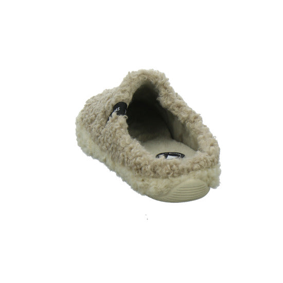 Verbenas Hausschuhe Damen Damen Yuma Curly taupe