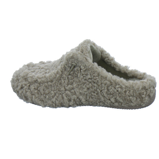 Verbenas Hausschuhe Damen Damen Curly camel taupe