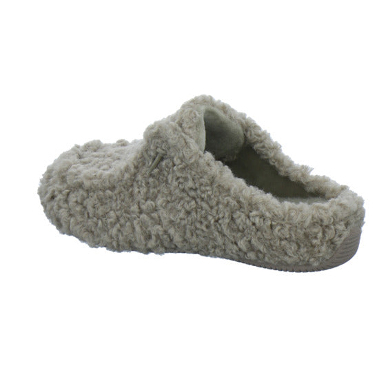 Verbenas Hausschuhe Damen Damen Curly camel taupe