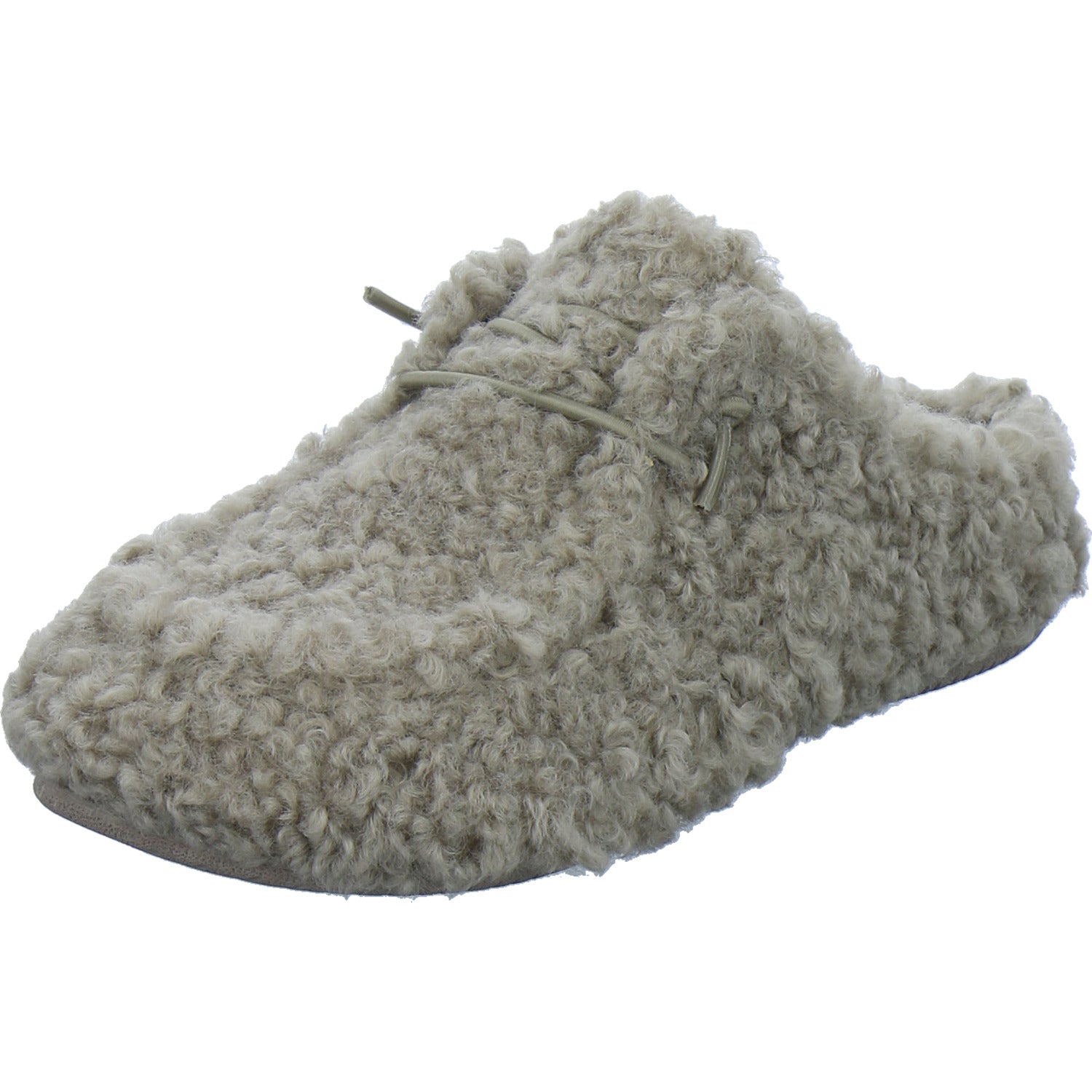Verbenas Hausschuhe Damen Damen Curly camel taupe