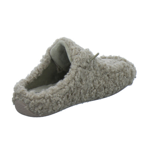 Verbenas Hausschuhe Damen Damen Curly camel taupe