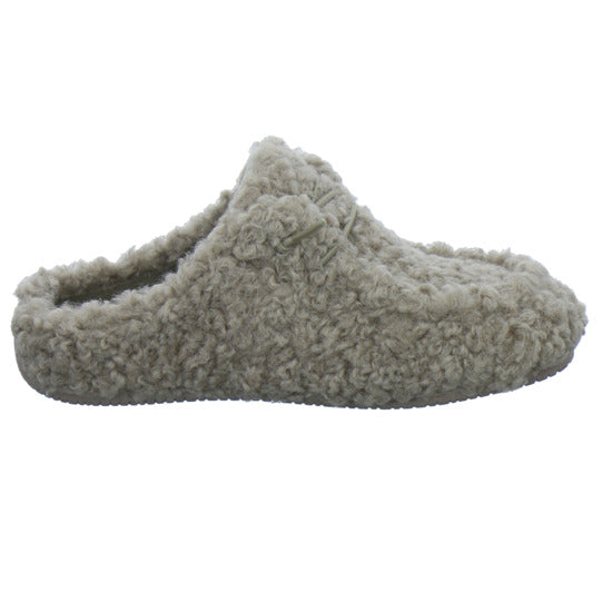 Verbenas Hausschuhe Damen Damen Curly camel taupe