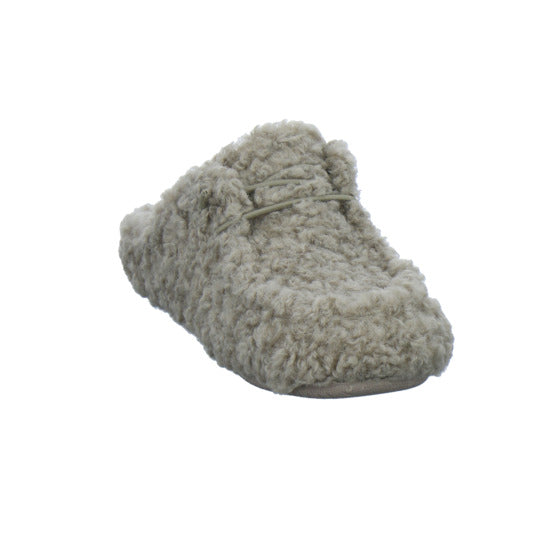 Verbenas Hausschuhe Damen Damen Curly camel taupe