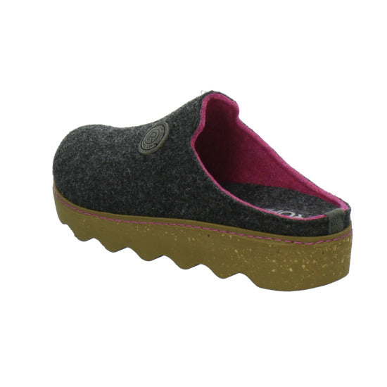 Rohde Hausschuhe Damen Damen Foggia Anthrazit