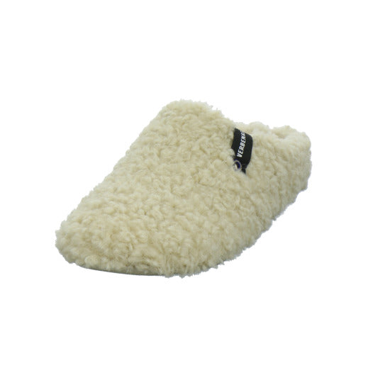 Verbenas Hausschuhe Damen Damen York Curly Beige