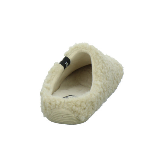 Verbenas Hausschuhe Damen Damen York Curly Beige
