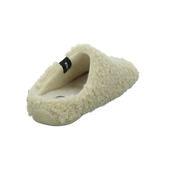 Verbenas Hausschuhe Damen Damen York Curly Beige