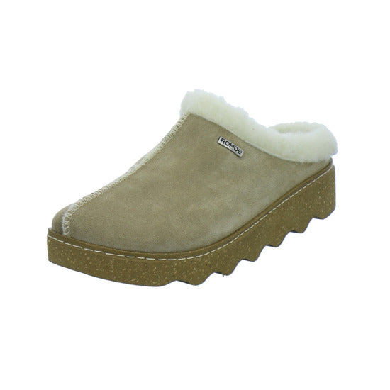 Rohde Hausschuhe Damen Damen Foggia Beige