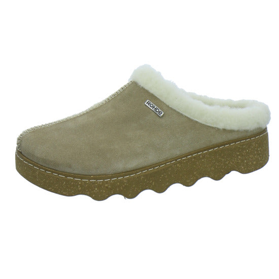 Rohde Hausschuhe Damen Damen Foggia Beige