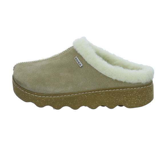 Rohde Hausschuhe Damen Damen Foggia Beige