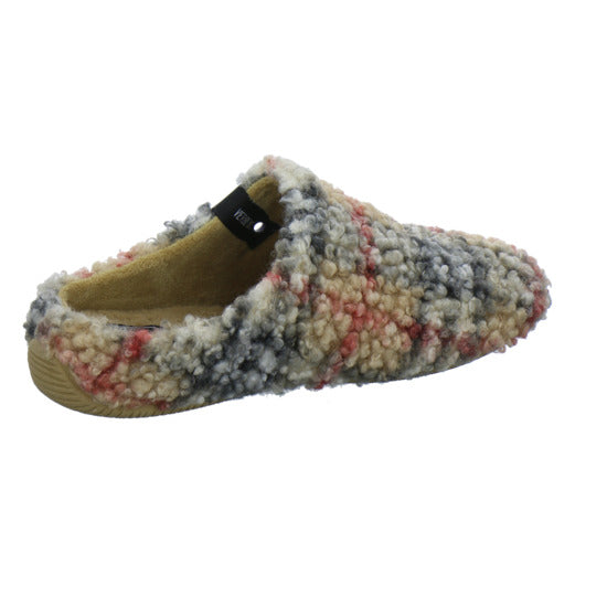 Verbenas York Hausschuhe Damen Beige-kombi - 360° Ansicht