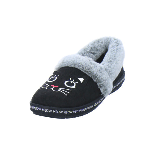 Skechers Hausschuhe Damen Damen Bobs Too Cozy Schwarz-kombi