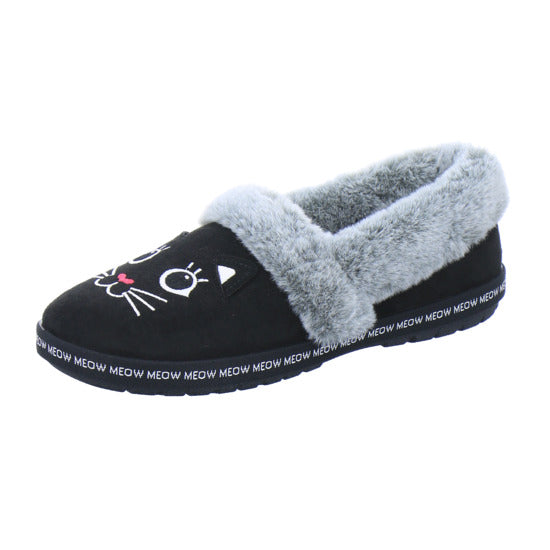 Skechers Hausschuhe Damen Damen Bobs Too Cozy Schwarz-kombi